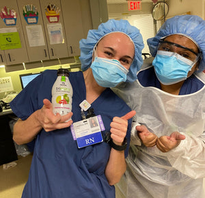 Healthcare Workers Enjoy Donated trimino at Northwell Hospital